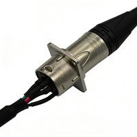 Câble XLR Femelle sur Mesure à Montage sur Panneau, Faisceau de Câbles Audio Multi-Cœurs pour Table de Mixage, Amplificateur, Éclairage de Scène, Blindé
