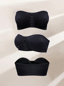 Soutien-gorge sans bretelles d'été pour femmes, ensemble de lingerie bralette <span class=keywords><strong>tube</strong></span>, brassières pour femme, hauts bandeau dos nu, sous-vêtements débardeur - Product Image 4