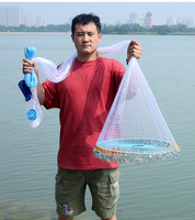 Usine de haute qualité Nylon filet de poisson Monofilament lignes jeter attraper cordon coulé filet de coulée filet de pêche