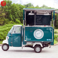 Camion de nourriture à 3 roues à vendre Camion de fruits mobile des États-Unis Camion de nourriture à hot-dog électrique Ape Tricycle Chariot de nourriture
