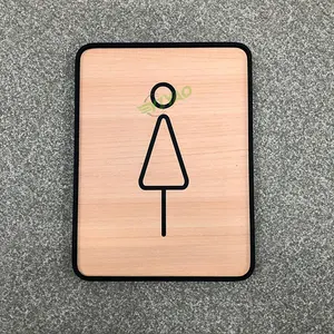 YIYAO otel Metal işareti erkek kadın tuvalet yönlü işareti