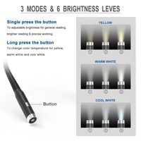 Vente chaude Led Portable Flexible Cou Suspendu Charge Livre Lumière Protection Des Yeux Cou Liseuse
