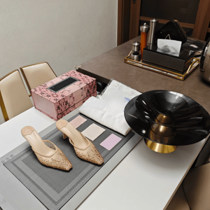 Jimmy - Zapatos de Tacón Alto con Punta Puntiaguda y Pedrería para Mujer, Cómodos y Fáciles de Poner, Ideales para Citas Nocturnas y Discotecas - Product Image 2