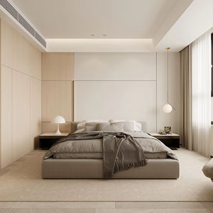 Nexus Cosy Warm Contemporary Minimalist Bedroom <span class=keywords><strong>Concept</strong></span> de rendu 3D Plan d'étage intérieur entièrement moderne pour villa - Product Image 1