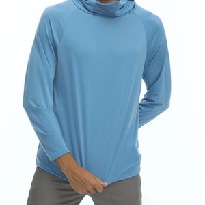 เสื้อฮู้ดกันแดด UPF 50 สำหรับตกปลา น้ำหนักเบา ระบายอากาศได้ดี เสื้อผ้าป้องกันแสงแดดสำหรับผู้ชาย เสื้อเจอร์ซีย์ตกปลา เสื้อผ้าตกปลา - Product Image 3