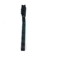 Brosse antistatique 7" MINI en poils de porc 100% naturels noirs pour le nettoyage des circuits imprimés