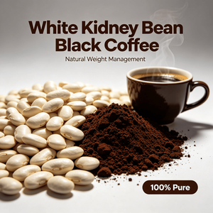 Café Negro Natural <span class=keywords><strong>de</strong></span> Alta Calidad, Mezclado con Extracto <span class=keywords><strong>de</strong></span> Frijol Blanco - Product Image 1
