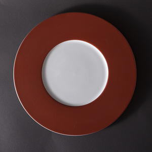 Assiettes en céramique Assiettes en céramique imprimées sur mesure Assiettes à dîner blanches Ensembles de vaisselle de restaurant Service de table en porcelaine de cuisine - Product Image 6