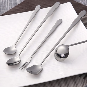 Cuchara de Degustación <span class=keywords><strong>para</strong></span> <span class=keywords><strong>Chef</strong></span> con Mango Largo, Cuchara de Acero Inoxidable, Cuchara Larga <span class=keywords><strong>para</strong></span> Bodas, Fiestas, Navidad, Herramienta de Metal Duradera - Product Image 4