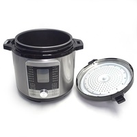 Cuisinière électrique multifonctionnelle à commande informatique intelligente 6L OEM d'usine avec revêtement antiadhésif en aluminium pour la cuve intérieure