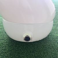 Mannequin de football gonflable 1,95 m en PVC écologique, pliable, durable, mobile, pour entraînement en intérieur/extérieur, pratique des coups francs