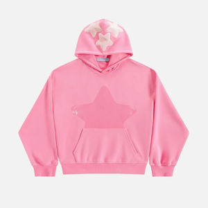 OEM Custom Pullover Oversized Fleece Heavyweight Fashion <b>Towel</b> Chenille Embroidery <b>Hoodie</b> For Women - Product Image 2