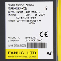 Plc Used Power Supply Unit A06b-6087-h137 Provide Test Video A06b6087h137 for Warranty Product