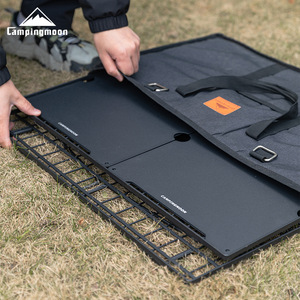 <span class=keywords><strong>Coleman</strong></span> T-2258 Table pliante de camping légère en alliage d'aluminium en deux parties avec filet et plateau - Product Image 1