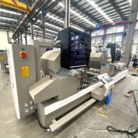 WEIKE CNC de Doble Cabezal 22.5-135 °   Sierra de Corte de Ángulo Arbitrario para PVC/UPVC/Aluminio