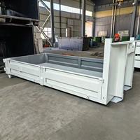 Conteneur à déchets industriel à crochet de levage, bac à déchets RORO, conteneur à déchets à crochet de levage, bac à déchets à crochet de levage norme UE pour la collecte des déchets