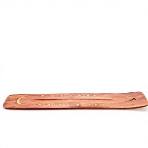 Plateau brûleur d'encens en bois pour la maison et le bureau - Product Image 1