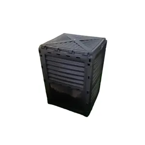 43-Gallon Large Eco-Friendly Rotating Organic Compost Bin Plastic Garden Supplies