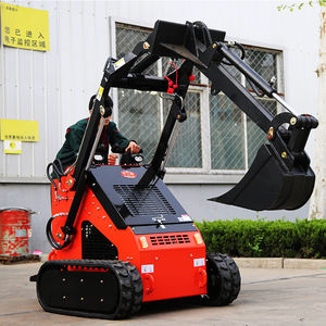 मल्टी-फंक्शन छोटे स्किड लोडर चीन ब्रांड मिनी लॉडर्स 1 टन इलेक्ट्रिक स्किड - Product Image 2