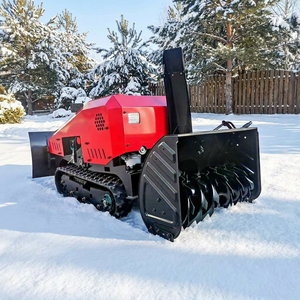 Robot souffleuse à neige autonome sur chenilles HD, télécommandé, à batterie, pour usage en génie civil - Product Image 4