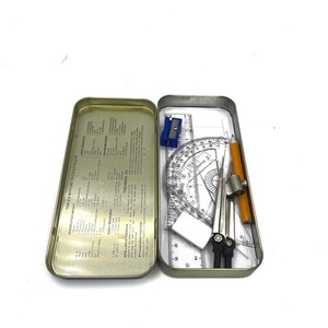 Ensemble de géométrie professionnel 9 pièces modèle A5001, compas et instruments mathématiques personnalisés pour la papeterie - Product Image 5