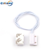 Sistem Alarm Anti-Tamper dengan Saklar Reed Magnetik ABS Laris Manis, Output NC, Kabel, Grosir Tersedia