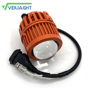Phare de moto à lentille de projecteur LED tricolore de 2 pouces, phares bi-LED de 2 pouces avec lentille bleue, violette et jaune en option D50B - Product Image 2