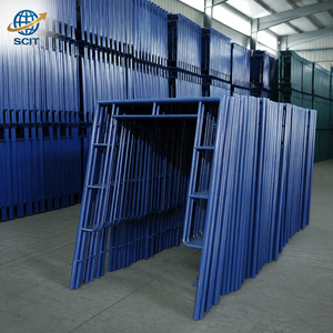 SC Middle East Set di Telai per Ponteggi Tubolari in Metallo Verniciato Tipo Standard Italiano <span class=keywords><strong>Spagnolo</strong></span> per Carichi Leggeri, Ponteggio a Telaio a H - Product Image 3