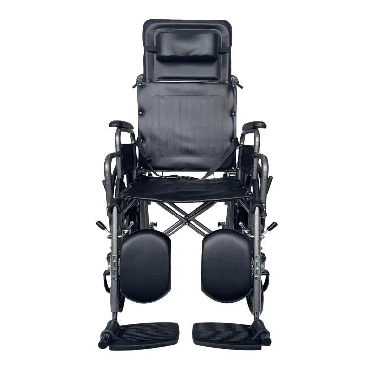 Toptan açık aşırı tüm arazi tekerlek sandalyeler geniş koltuk Commode Sedia ayarlanabilir kol dayama ile bir Rotelle manuel tekerlekli sandalyeler
