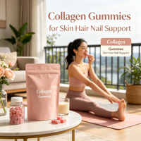 Gummies au collagène avec vitamine C pour le soutien