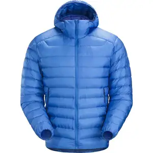 Hochwertige ultraleichte packbare Gänse ente Feder Daunen jacke Herren Outdoor Wandern Winter jacke Wasserdicht und Wind jacke