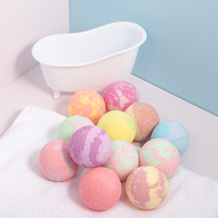 Vente chaude Saint Valentin Cadeau Couleur Personnalisée Parfum Forme Fizzy Bubble 12 Pcs Matériau Naturel Bombe De Bain