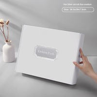 Boîtes à bijoux personnalisées avec logo Emballage recyclable Boîte d'avion Boîtes en carton à impression offset pour l'expédition