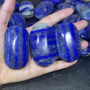 Piedras de Lapislázuli Naturales al por Mayor, Piedras Curativas de Cristal, Piedras Ovaladas Pulimentadas para Meditación y Decoración del Hogar - Product Image 2