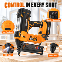 Freeman LD509040T50 Pistolet à clous électrique multifonctionnel rechargeable pour le travail du bois Outils pour panneaux de gypse Aucun compresseur d'air requis