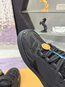 2026 חדש באיכות גבוהה שחור לגברים אופנה יוקרתית מזדמנת נעלי ספורט שטוחות ללא החלקה בחוץ LVBAES הליכה נוחה סִגְנוֹן - Product Image 6