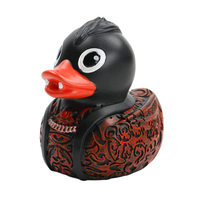 Nuevo regalo creativo, película de terror de resina, pato de figuras coleccionables para Halloween, patos de goma independientes, decoración de escritorio