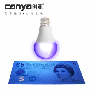 Đêm công bằng E27 B22 9W 12W 15W 18W giả tiền dò de billetes UV giả tiền thực tế bóng đèn