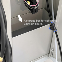 Système de gonflage de pneus portable à monnayeur avec compresseur d'air et manomètre numérique DP-TB01 – Pompe à air pour pneus de véhicule