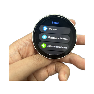 Badge électronique au design le plus récent, badge intelligent avec photo, écran IPS de 1,85 pouce, revêtement métallique, gadgets électroniques vidéo, produits IA - Product Image 1