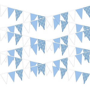 Guirnaldas <span class=keywords><strong>de</strong></span> Banderines Triangulares <span class=keywords><strong>de</strong></span> Papel Recubierto Personalizables, Estilo Vaquero, Superventas Transfronterizos - Product Image 5