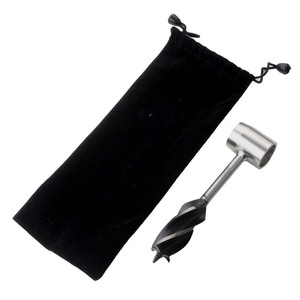 Manual Auger Drill Bit 45 Steel Durable Outdoor Survival Tool For Wood Drilling - Product Image 2