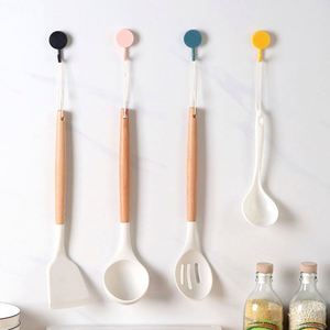 Gancho de pared para cocina, autoadhesivo, para guardar utensilios, llaves, abrigos, toallas, accesorios de organización para baño y hogar, R2310 - Product Image 3