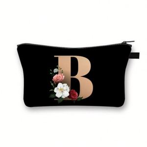 Nouvelle conception, trousse de maquillage en polyester imperméable personnalisée, fermeture éclair, poche intérieure zippée, trousse de toilette cosmétique très vendue - Product Image 6