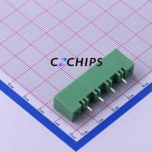 KF2EDGVM-7.62-4P Plug-in Terminal Block Through hole,P=7.62mm Connector Board-to-Board / Socket Closed Screw Fixing 1x4P 7.62mm - Product Image 2