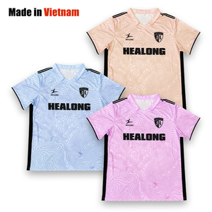 Camiseta de fútbol versión del jugador personalizada al por mayor impresión por sublimación camiseta de fútbol corrugada - Product Image 1