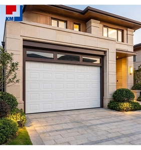 <span class=keywords><strong>Porte</strong></span> de garage <span class=keywords><strong>sectionnelle</strong></span> en acier isolé de qualité supérieure, <span class=keywords><strong>porte</strong></span> de garage automatique à panneaux sandwich solides pour usage résidentiel - Product Image 4