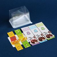 Boîte d'emballage alimentaire transparente X013 pour gâteau à la mangue et au durian avec fourchette, personnalisable