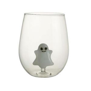 Hot bán khuyến mại thủy tinh Quà Tặng rõ ràng 3D bí ngô nếm rượu vang Kính stemless rượu vang Kính - Product Image 2