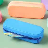 Pencil Case Silicone Cylinder Pencil Pouch Small Pen Bag Stationery Storage  Bag - China Silicone Pencil Case, Silicone Pencil Pouch